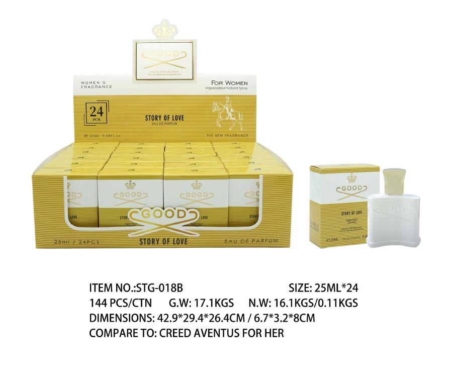 25ML Good Story of Love - Smells like Creed Aventus For Her (STG018B) - wholesale bulk packaging | DPack