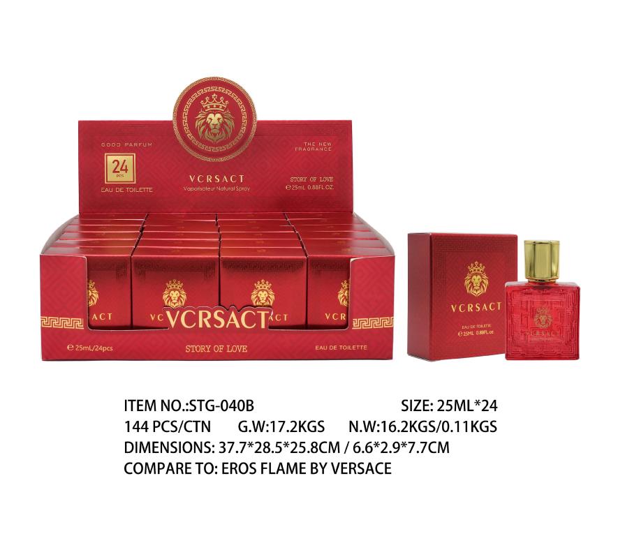 25ML VCRSACT - Smells like Eros Flame by Versace (STG040B) - wholesale bulk packaging | DPack