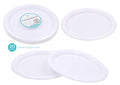 20PK Reusable Series Plastic Round Plates - 25.5CM x 2CM