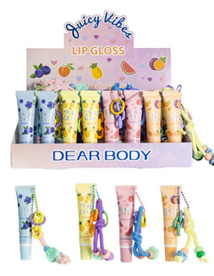Juicy Vibes Flavoured Lip Gloss 14ml - 4 Assorted Flavours