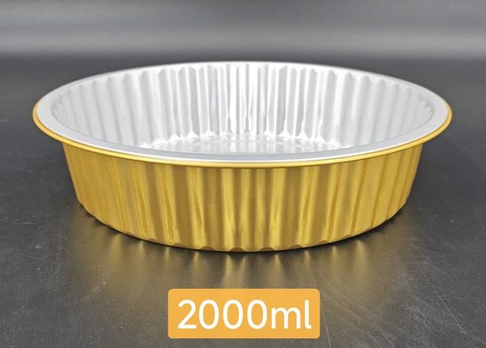 Foil Round Con 2000ml 100pcs