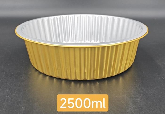 Foil Round Con 2500ml 100pcs