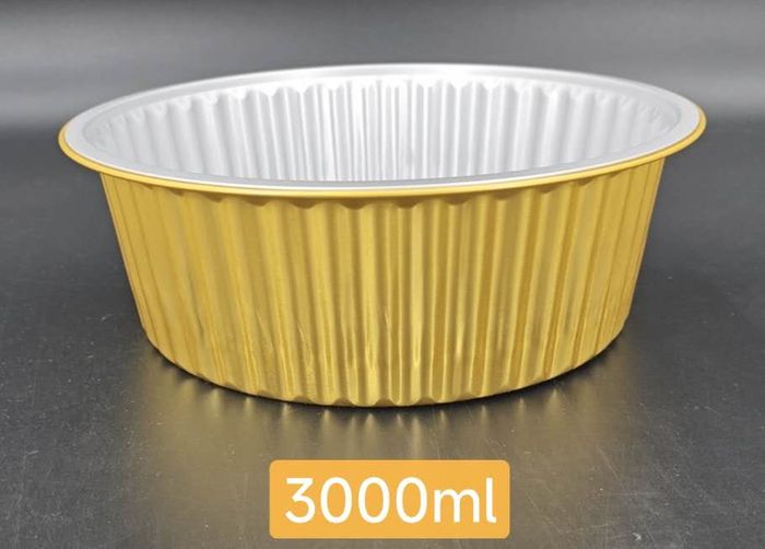 Foil Round Con 3000ml 100pcs