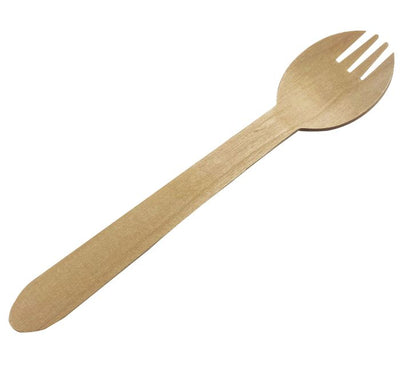 Wooden Spork 16cm 1000pcs