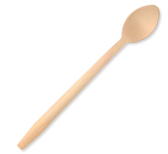 Wooden Teaspoon Tall Handle 1k