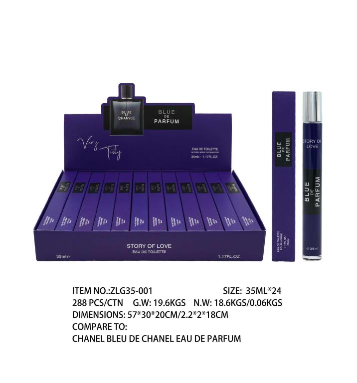 35ML Blue De Perfume - Smells like Chanel Bleu De Chanel Eau De Parfume