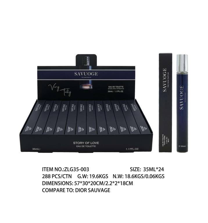 35ML Savuoge - Smells like Dior Sauvage (ZLG35-003) - wholesale bulk packaging | DPack