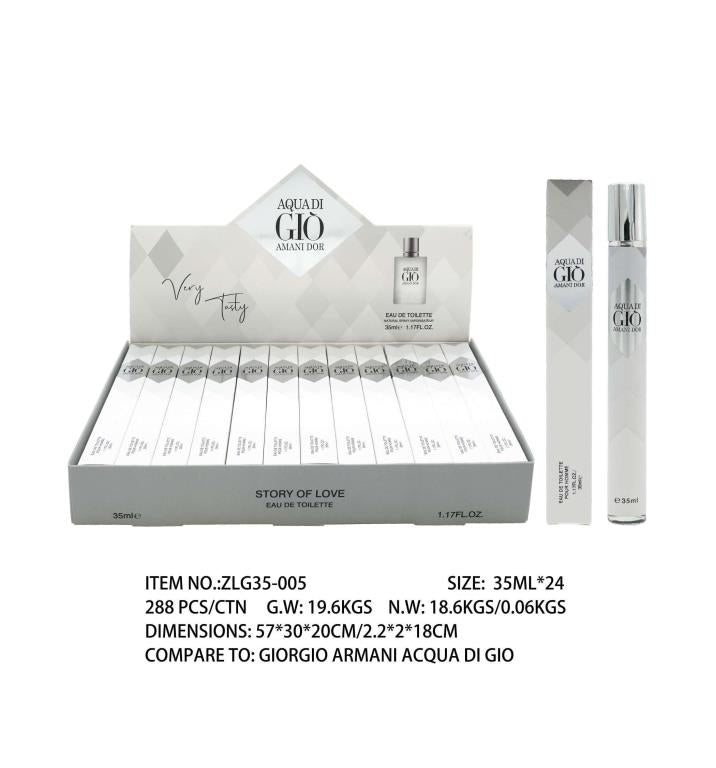 35ML Aqua di Gio Amani Dor - Smells like Giorgio Armani Aqua di Gio (ZLG35-005) - wholesale bulk packaging | DPack