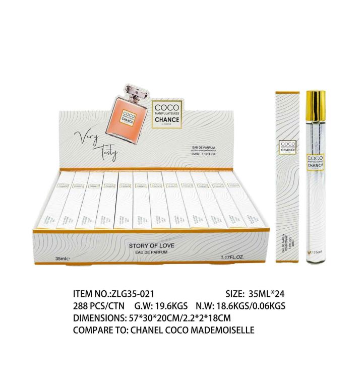 35ML Coco Chance - Smells like Chanel Coco Mademoiselle (ZLG35-021) - wholesale bulk packaging | DPack