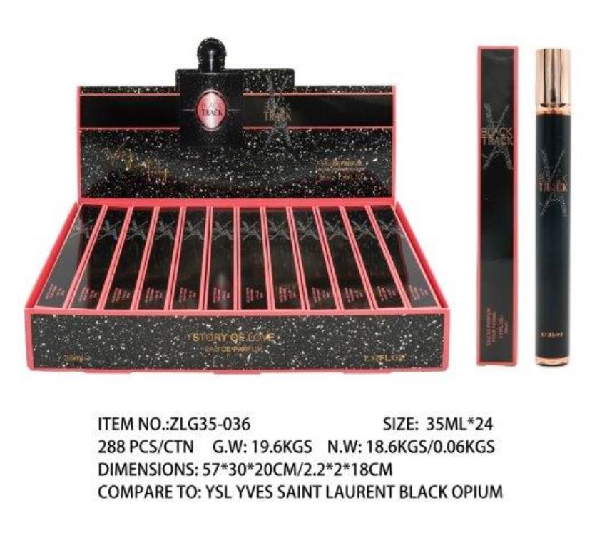 35ML Black Track - Smells like Yves Saint Laurent Black Opium (ZLG35-036) - wholesale bulk packaging | DPack