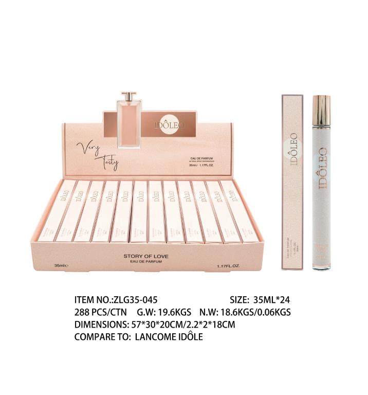ZLG35-045 35ml fresh floral eau de parfum for women, carton of 24, inspired-by impression fragrance