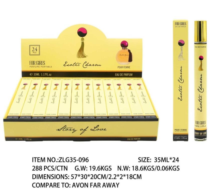 35ML Exotic Charm - Smells like Avon Far Away