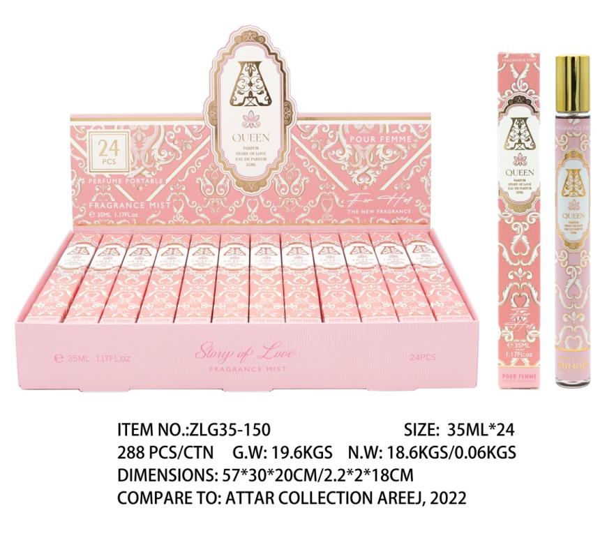 35ML Queen - Smells like  Attar Collection Areej (ZLG35-150) - wholesale bulk packaging | DPack