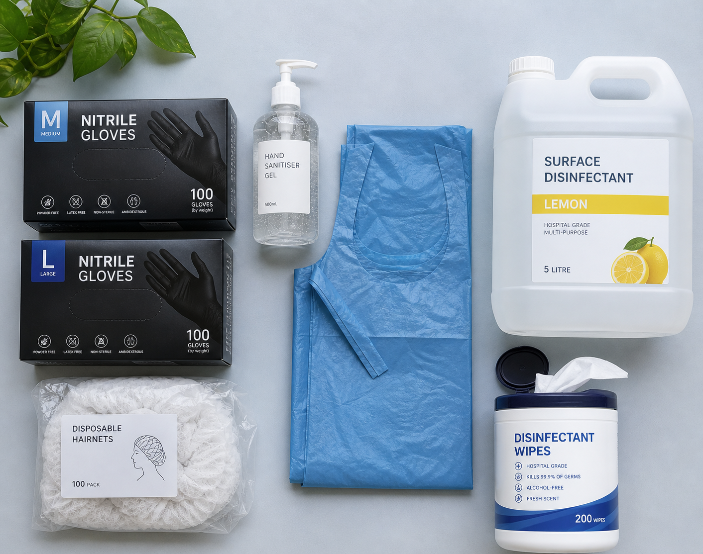 Aged care infection control supplies wholesale - nitrile gloves, hand sanitiser, aprons and disinfectant for Melbourne facilities