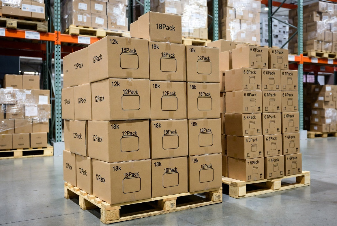 Bulk glass jars value packs wholesale pricing for food businesses and craft makers