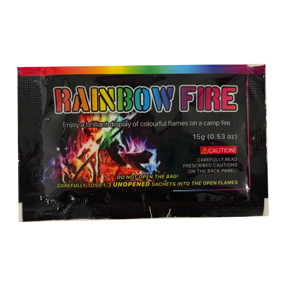 Mystical Fire Dust 15g sachet front - fire colour changer pack