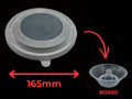 PP LID 165mm, 300pcs for火炬碗盖