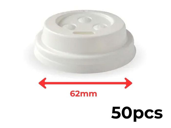 Coffee Lid 4oz White 50pcs