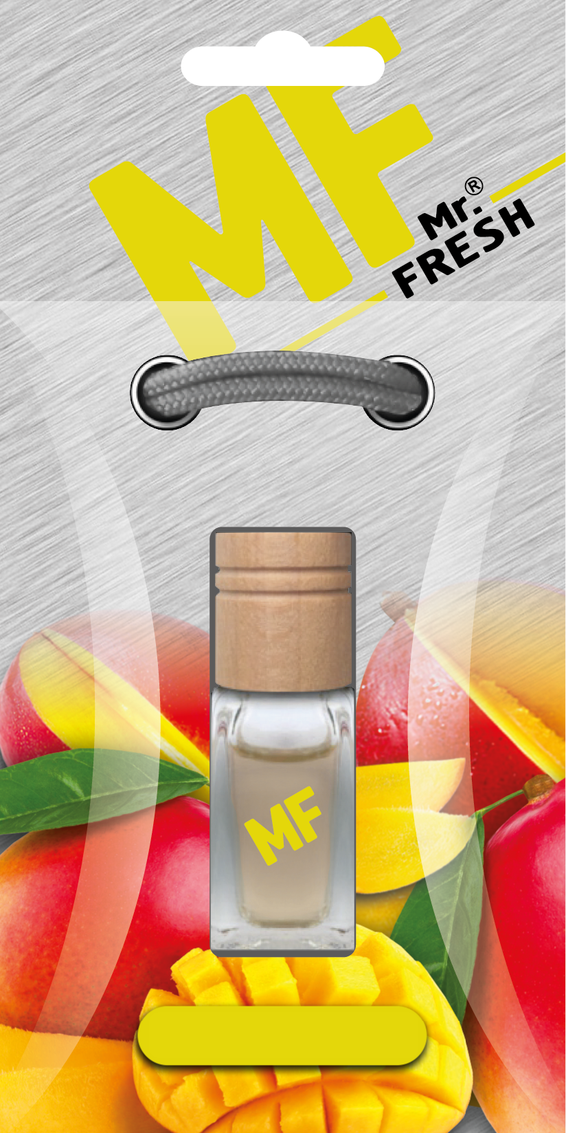 Mango Car Air Freshener - Wood & Glass Bottle | Mr. Fresh