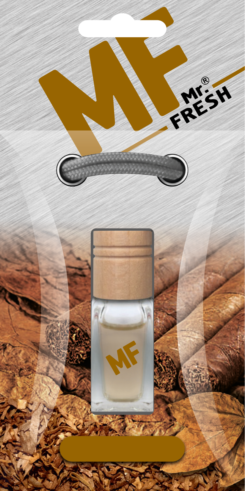Anti Tobacco Car Air Freshener - Wood & Glass Bottle | Mr. Fresh