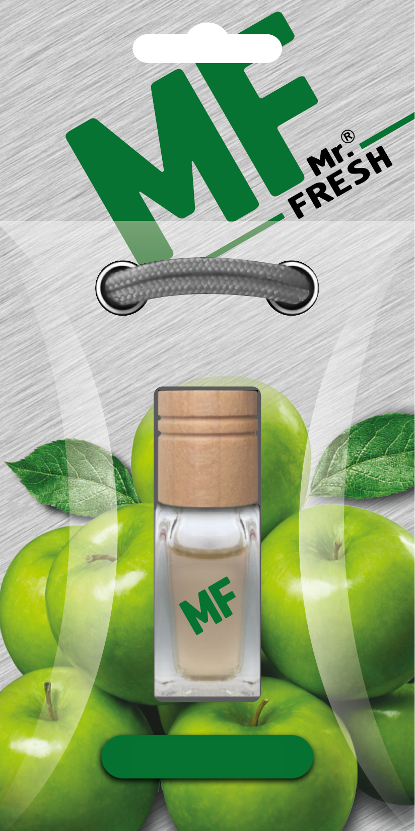 Apple Car Air Freshener - Wood & Glass Bottle | Mr. Fresh