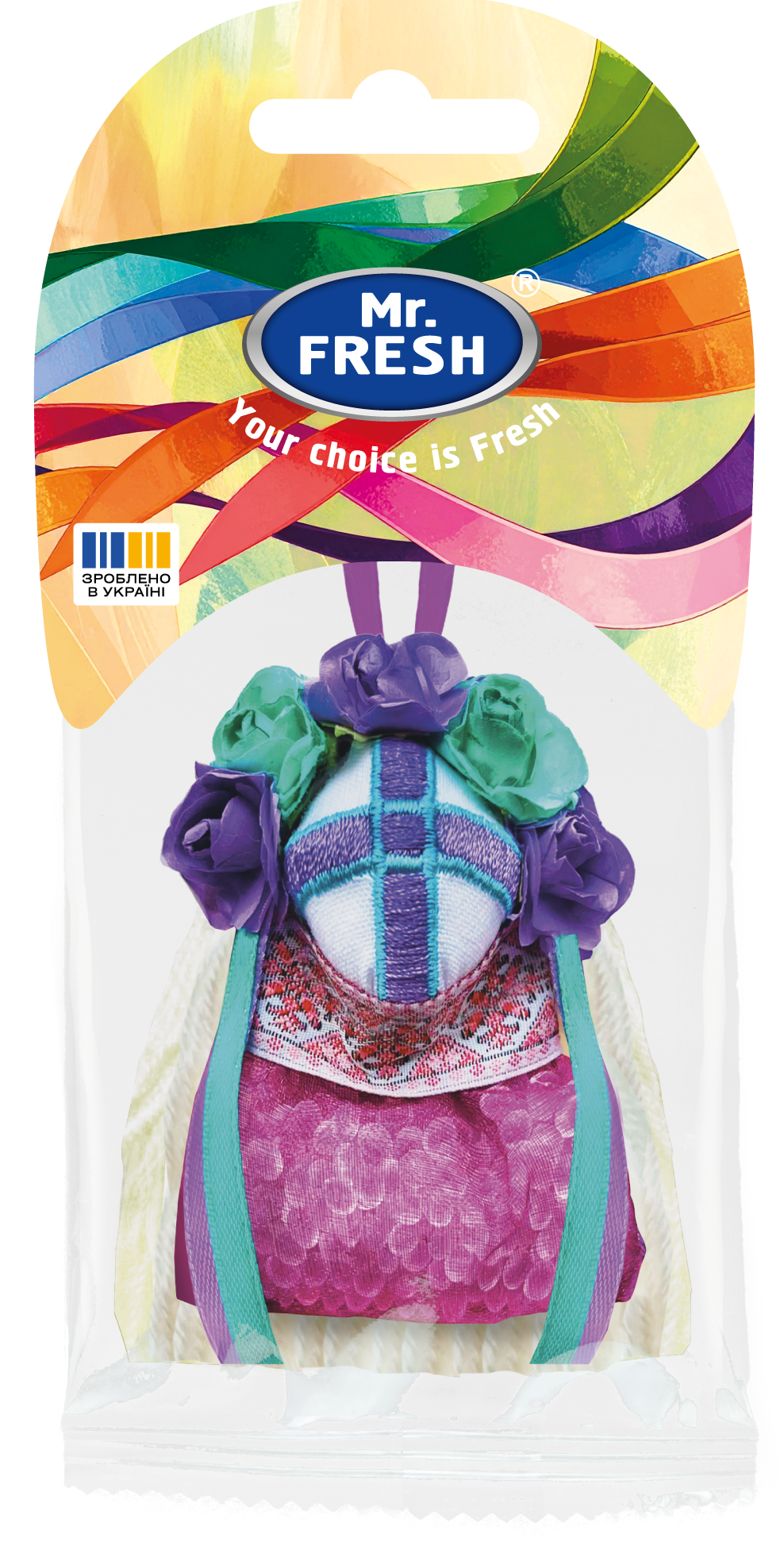 Pineapple & Bergamot Motanka Scented Sachet Car Air Freshener | Mr. Fresh